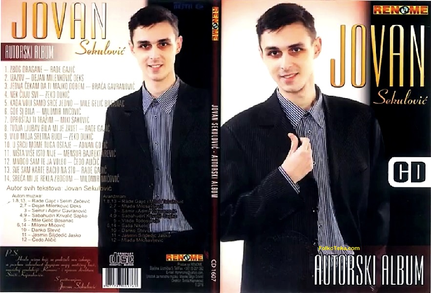 Jovan Sekulovic 2017 Autorski album