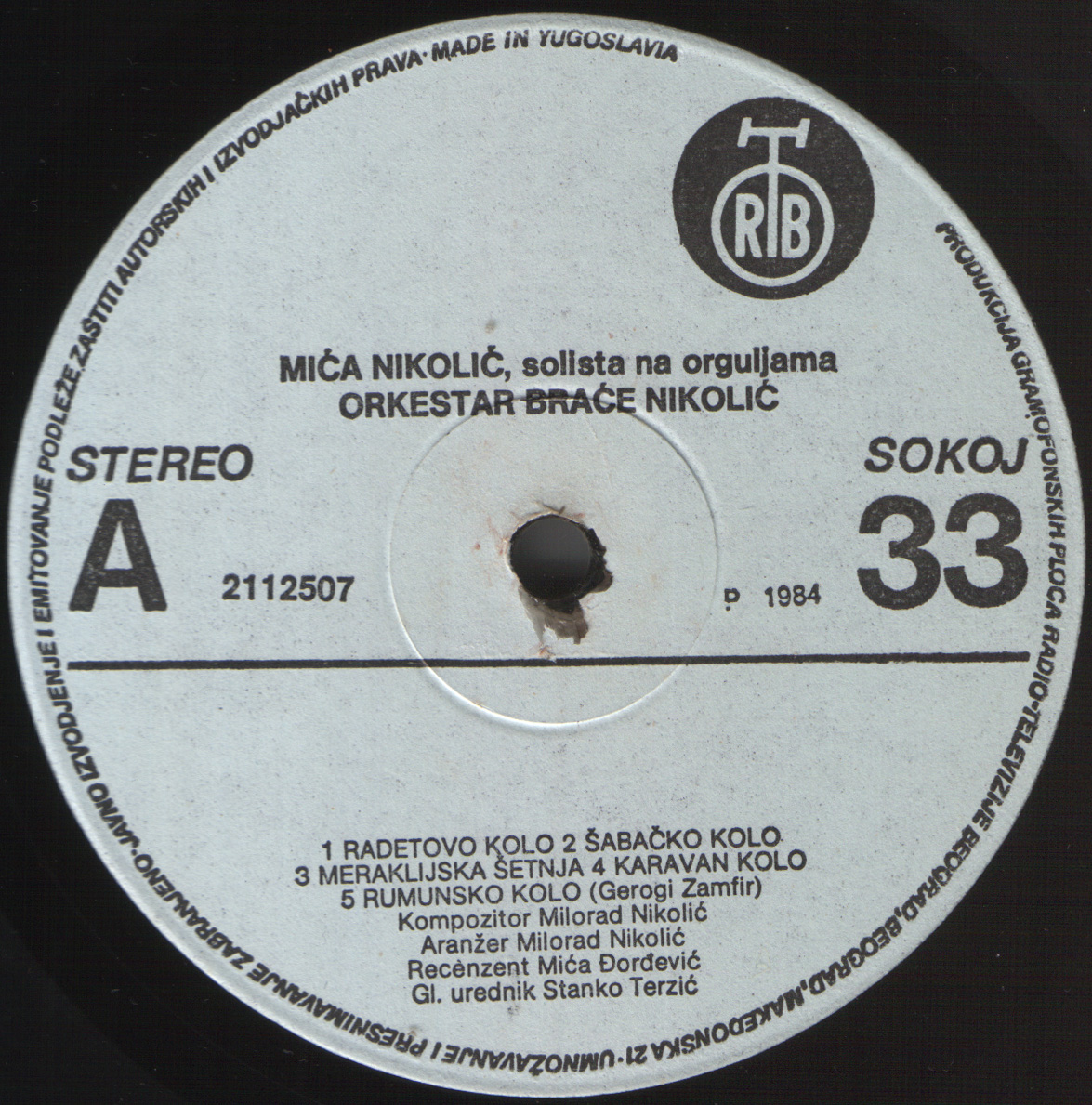 Mica Nikolic 1983 A
