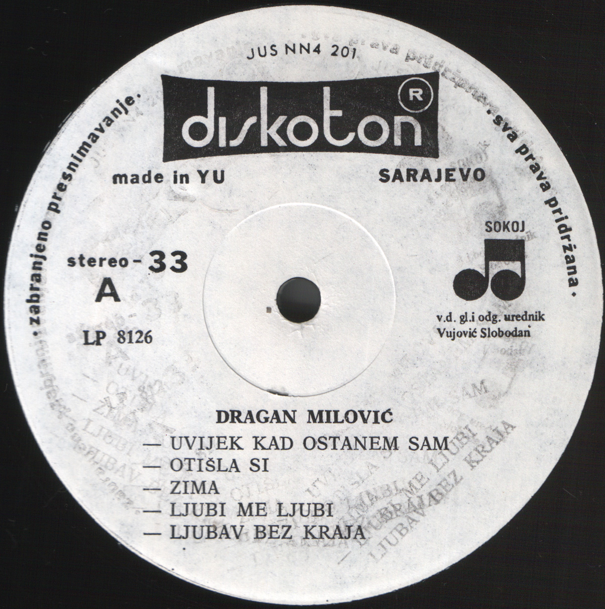 Dragan Milovic 1984 A