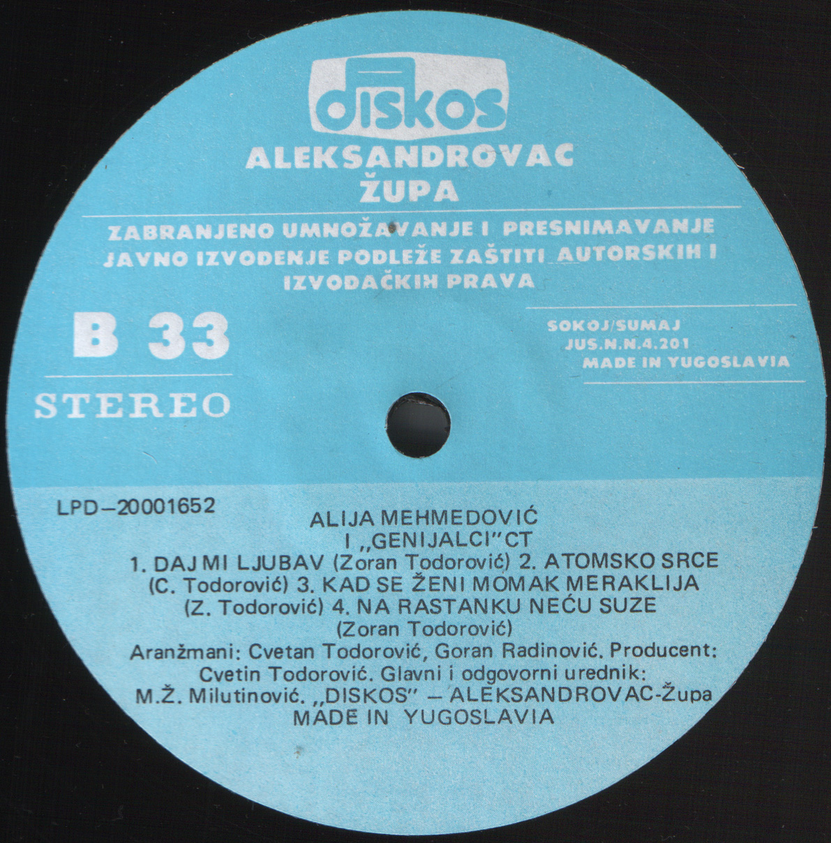 Alija Mehmedovic 1991 B