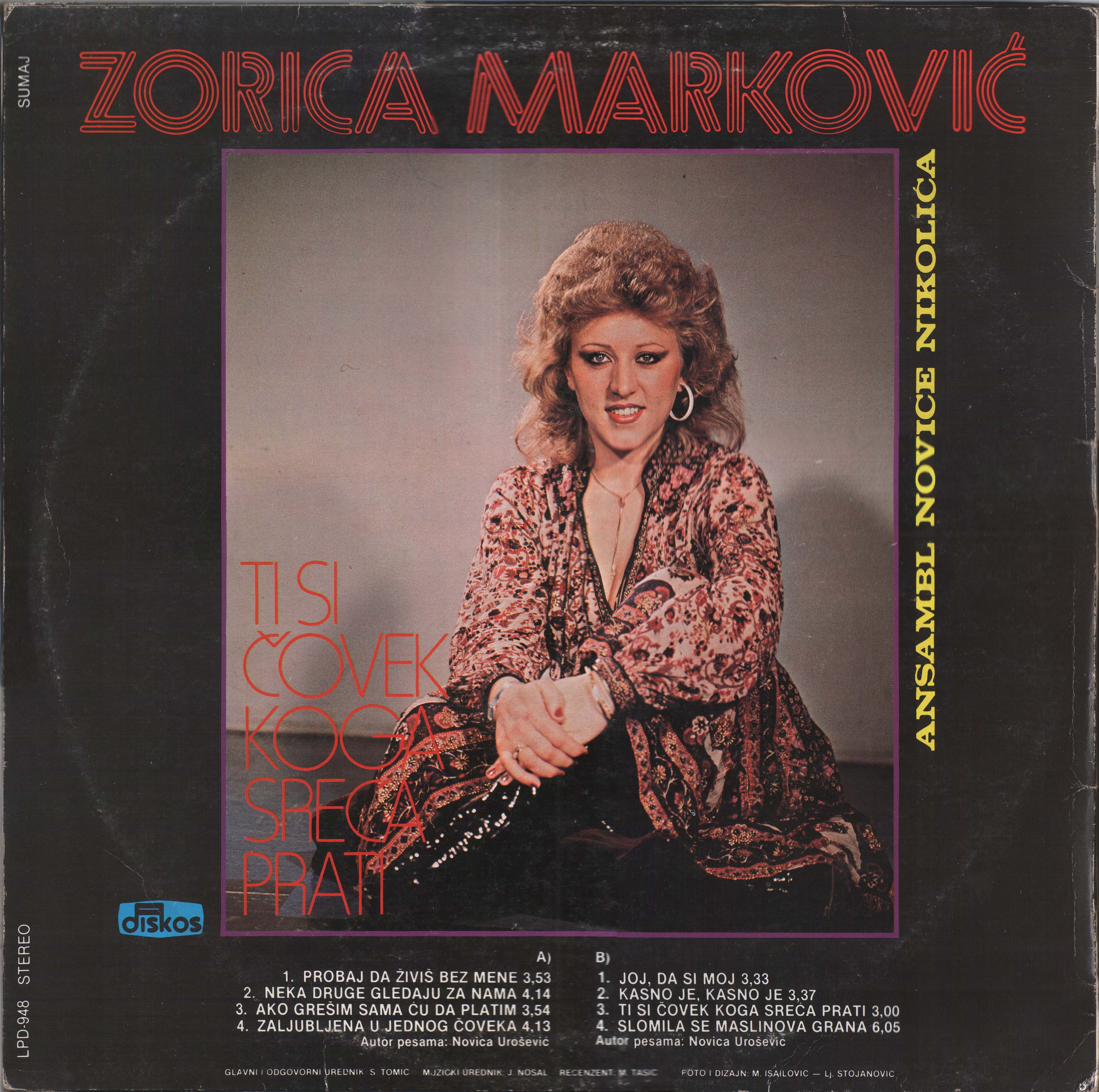 Zorica Markovic 1982 Z