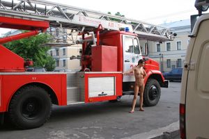 Nude in Public - Firehouse Mascot!-r6w5m5nwwe.jpg